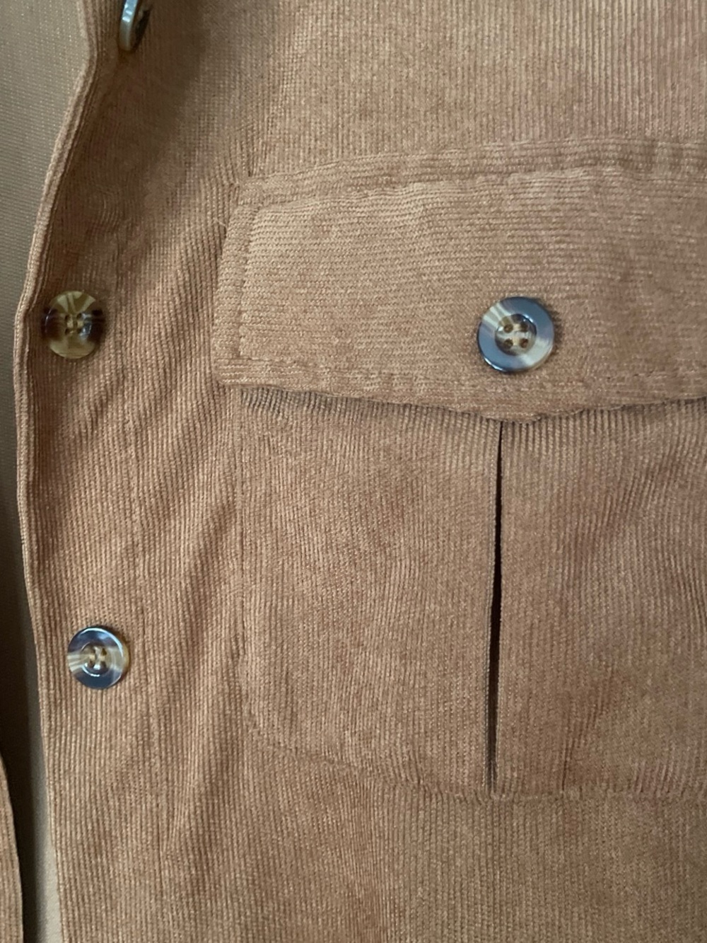 Rust Brown Button-Front Shacket - Picture 5 of 6